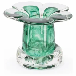 New Denise Chandelier en verre Stella | Vert