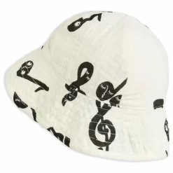 Enfant Mini Rodini Chapeau Notes Coton Bio |