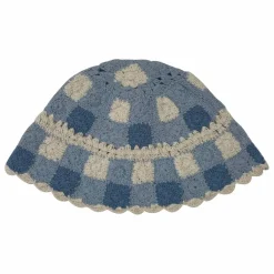 Online Emile et Ida Chapeau Vichy Crochet | Bleu