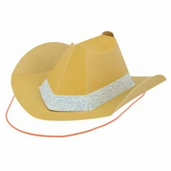 New Meri Meri Chapeaux de fête Western - Set de 8 Multicolore