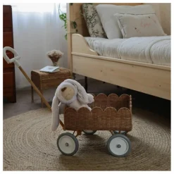 Enfant Olli Ella Chariot en rotin Petal
