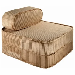 Enfant Wigiwama Chaises Enfant|Chauffeuse en velours côtelé |