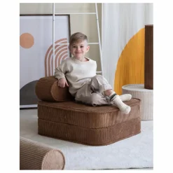 Enfant Wigiwama Chaises Enfant|Chauffeuse en velours côtelé |