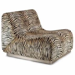 Discount The Socialite Family Chauffeuse modulable Rotondo en velours | Tigre