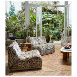 Discount The Socialite Family Chauffeuse modulable Rotondo en velours | Tigre