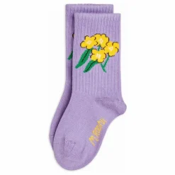 Mini Rodini Chaussettes Alpine Coton Bio | Violet Sale