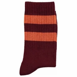 Piupiuchick Chaussettes Bandes | Bordeaux