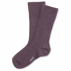 Clearance Collégien Chaussettes Chamois Cachemire et Laine Mérinos | Violet