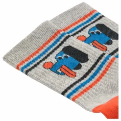 New Bobo Choses Chaussettes Chien Coton Bio | Gris chiné