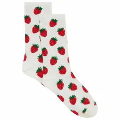 Online Hundred Pieces CHAUSSETTES CLASSIC STRAWBERRY | Ecru