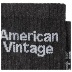 New American Vintage Chaussettes Clypsun | Gris anthracite chiné