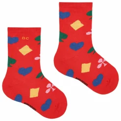 Enfant Bobo Choses Nuit, Sous-Vêtements|Nuit, Sous-Vêtements|Chaussettes Coeurs Coton Bio |