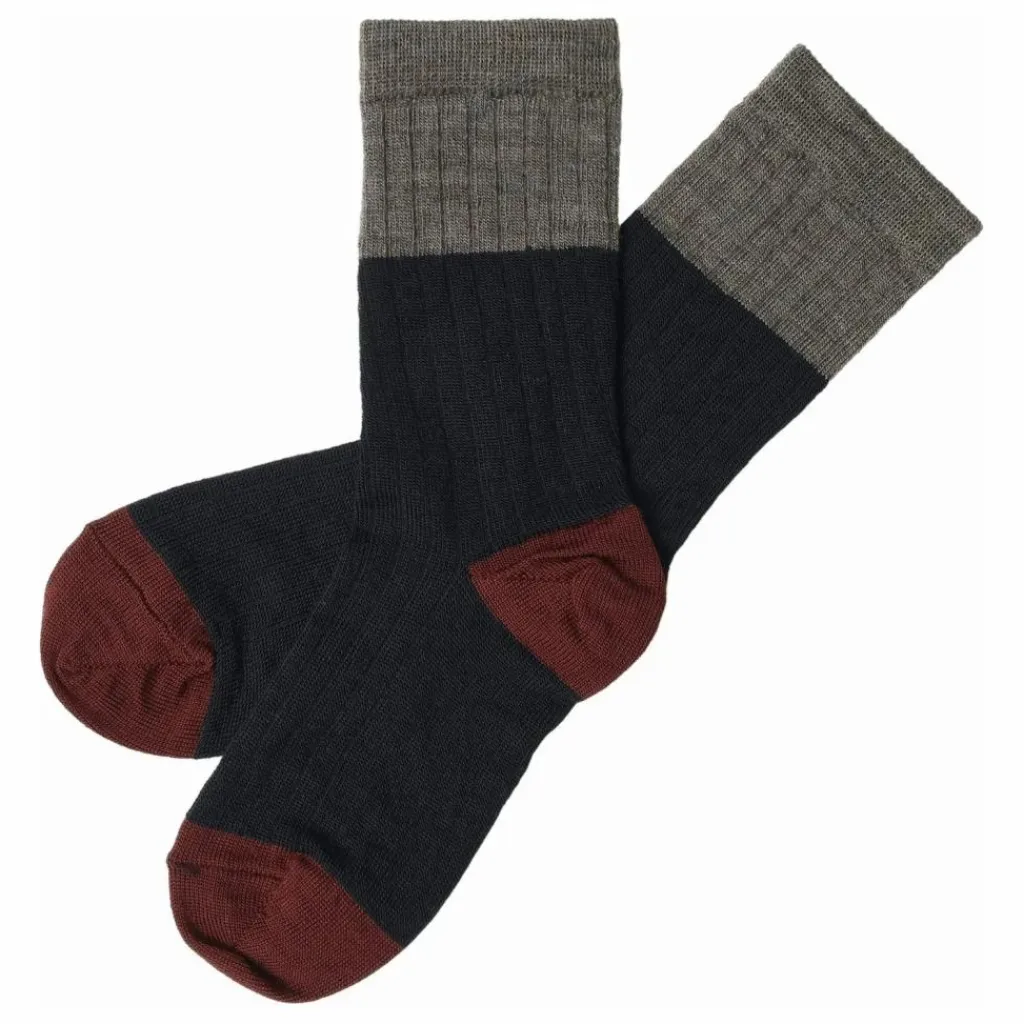 Enfant FUB Chaussettes Colorblock Laine |