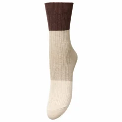 Best Becksöndergaard Chaussettes Colourblock Bam | Beige
