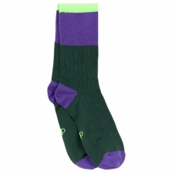 Clearance a.p Chaussettes Côtelées Rayées | Vert forêt