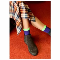 Clearance a.p Chaussettes Côtelées Rayées | Vert forêt