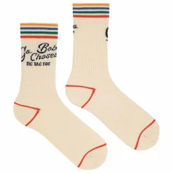 Bobo Choses Chaussettes Go Bobo Coton Bio - Collection Femme | Blanc cassé