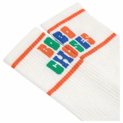 Bobo Choses Chaussettes Hautes Bobo Coton Bio | Blanc Outlet