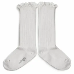 Outlet Collégien Chaussettes Joséphine | Blanc