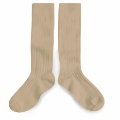 Collégien Chaussettes La Haute | Taupe Outlet