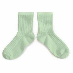 Collégien Chaussettes La Mini | Vert amande
