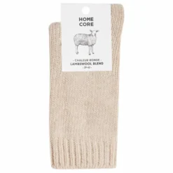 Hot Homecore Chaussettes Laine-Rustique | Beige