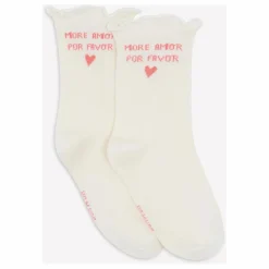 Bonton Chaussettes More Amor | Ecru Outlet