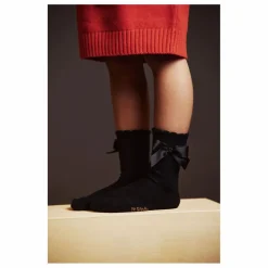 Outlet Mini Rodini Chaussettes Nœud Coton Bio | Noir
