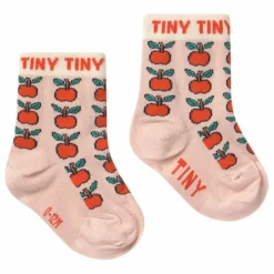 Tinycottons Chaussettes Pomme | Rose pâle Hot