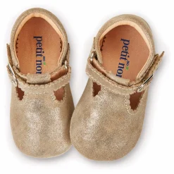 Petit Nord Chaussons Baby Scallop T-bar |