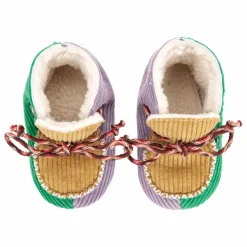 Bobo Choses Chaussons|Chaussons Colorblock Velours Côtelé |