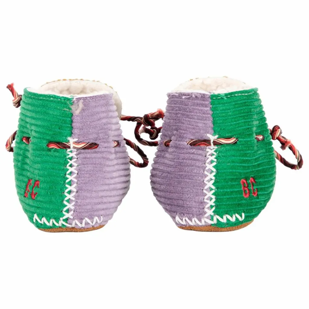 Bobo Choses Chaussons|Chaussons Colorblock Velours Côtelé |