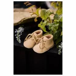 Clearance Petit Nord Chaussons Crib Suede | Crème