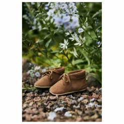 Petit Nord Chaussons Crib Suede | Marron New