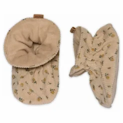 Melton Chaussons Fleuris | Marron Outlet