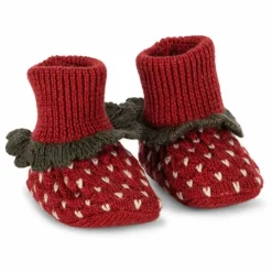 Konges Sløjd Chaussons|Chaussons Fraises Laine Mérinos |