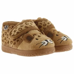Enfant Victoria Chaussons|Chaussons|Chaussons Ojalá Leopard |