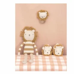 New Meri Meri Chaussons pour bébé Lion en coton bio | Naturel