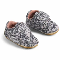 Enfant Wheat Chaussons|Chaussons|Chaussons Sasha Fleuris Fibres Recyclées |