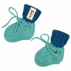Bayiri Chaussons Starfish Coton Bio | Turquoise Best