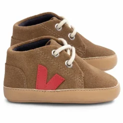 Veja Chaussons Suède | Rouge Discount