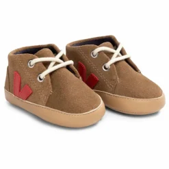 Veja Chaussons Suède | Rouge Discount