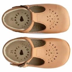 Poppée Chaussons T-Bar Minimilton | Cognac Hot