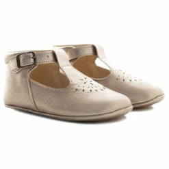 Poppée Chaussons T-Bar Minimilton | Champagne