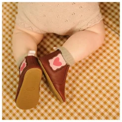 Lazare Chaussons Ultra Souples Oscar | Marron