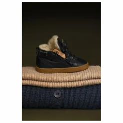 Lazare Chaussures Premiers Pas Fourrées Auguste | Bleu marine