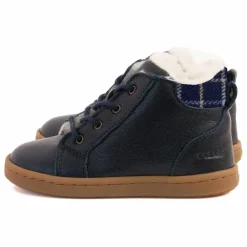 Lazare Chaussures Premiers Pas Fourrées Auguste | Bleu marine