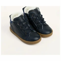 Lazare Chaussures Premiers Pas Fourrées Auguste | Bleu marine