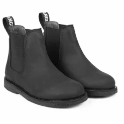 Sale Angulus Chelsea Boots Straps | Noir