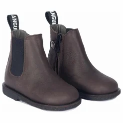 Angulus Chelsea Boots Straps Zip | Marron Hot